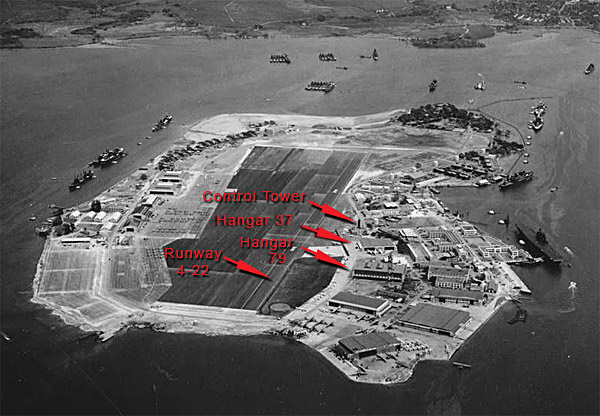 1941 Aerial View Of Ford Island