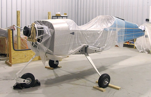 Fuselage Standing On Its Gear