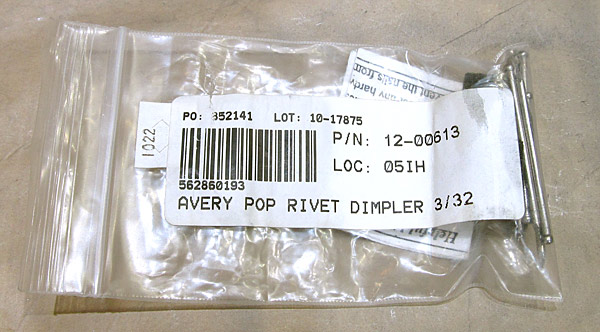 Avery Pop Rivet Dimpler